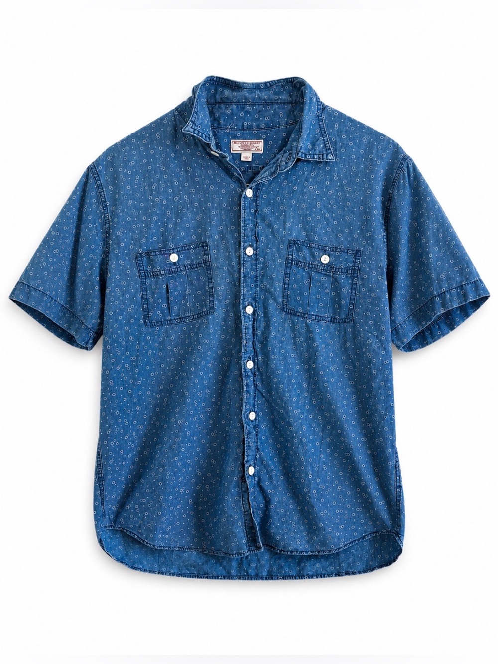 Wallace & Barnes Chambray Button Down Shirt XL